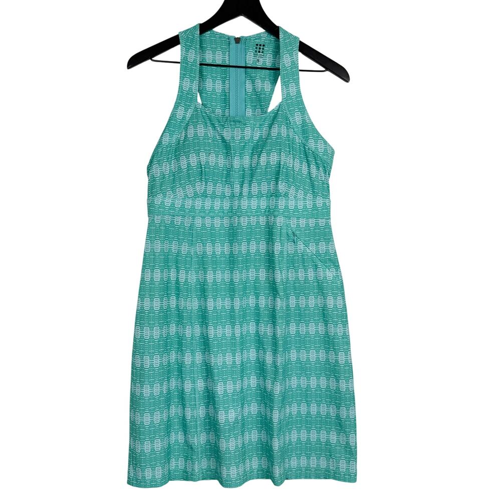 Title Nine Athletic Racerback Mini Dress Teal Blue - 8